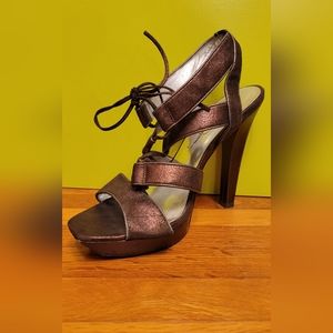 Jessica Simpson Metallic Brown   Stelettos